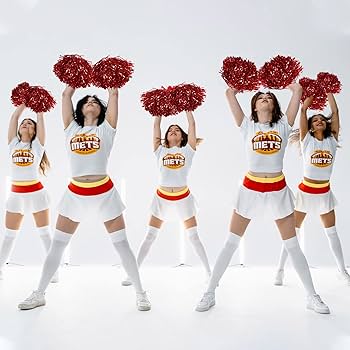 Amazon.co.jp: 赤いチアリーディングポンポン24個 メタリック